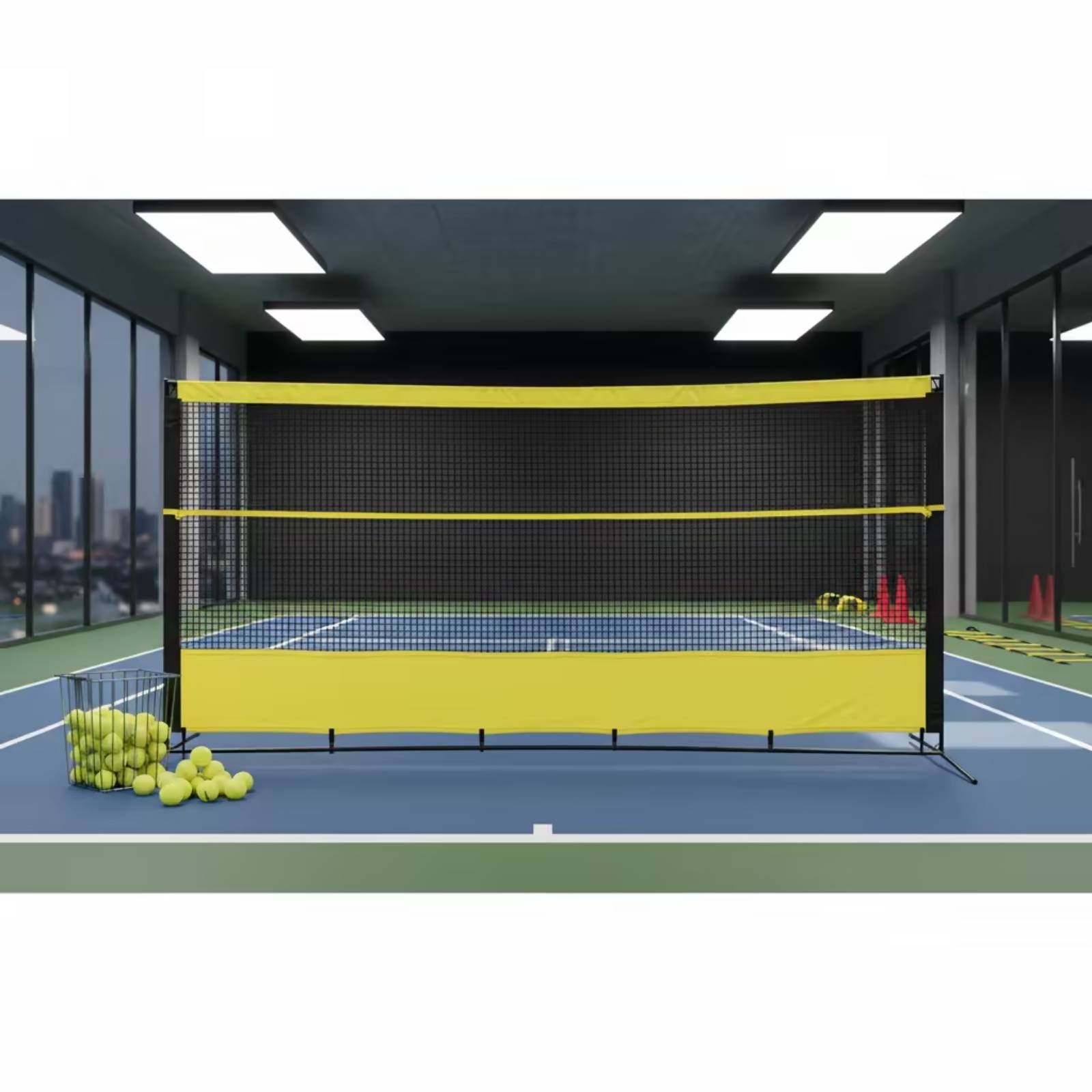 Sports Equipment For Tennis - Çantalı Tenis Rebound Ağı, Tek Kişilik
