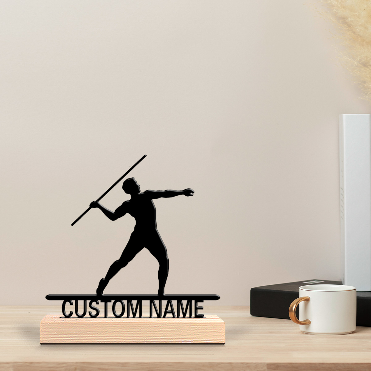 Javelin Throwing - 1 adet cirit atma Kişiselleştirilmiş İsim