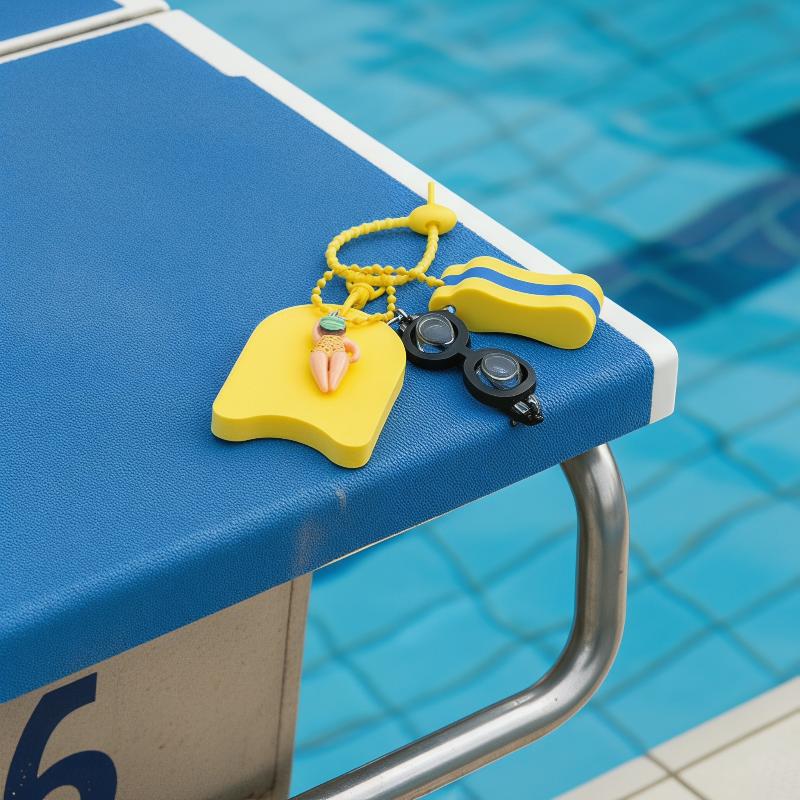 (N) Anahtarlık Yüzme Temalı An - Swimming Kickboard incelemesi ve fiyatı